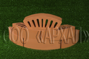 Кирпич керамический округлый форма колонны, Арск. 18руб.
