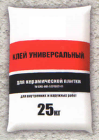 Клей для керамической плитки, универсальный, 185р.